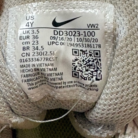 Nike Court Borough Low 2 GS White Pink Gray Youth 4Y / Women’s 5.5 - Picture 4 of 4